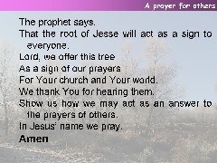 A prayer for others