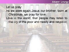 An Advent Liturgy