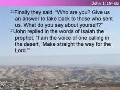 John 1:19-28