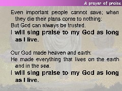 A prayer of praise