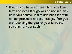1 Peter 1:3-9