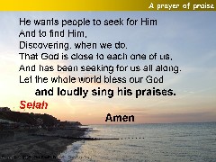 A prayer of praise