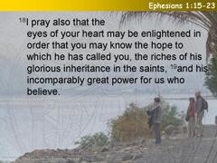 Ephesians 1:15-23