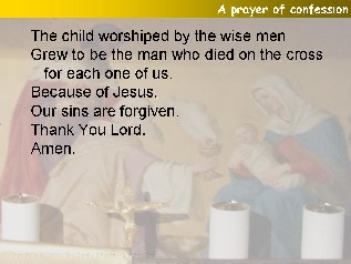 A prayer of confession
