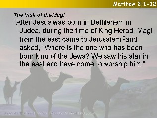 Matthew 2:1-12