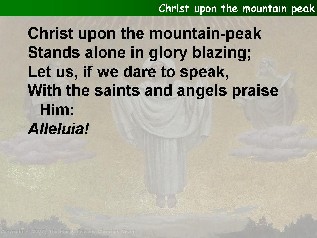 Christ upon the mountain peak