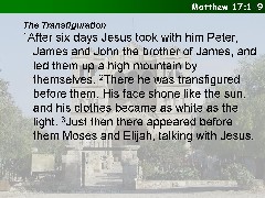 Matthew 17:1-9