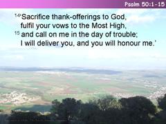 Psalm 50:1-15