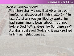 Romans 4:1-5,13-17