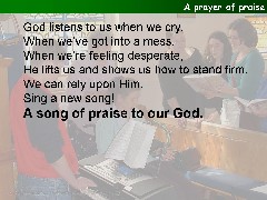 A prayer of praise