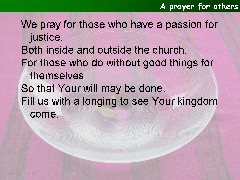 A prayer for others