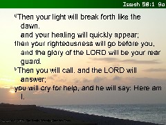 Isaiah 58:1-9a