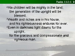 Psalm 112:1-9