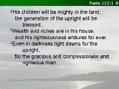 Psalm 112:1-9