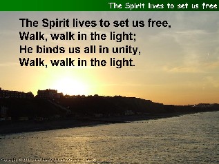 The Spirit lives to set us free