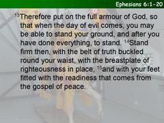 Ephesians 6:1-20