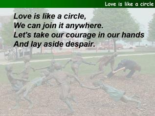 Love is like a circle