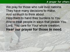 A prayer for others