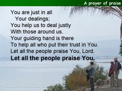 A prayer of praise