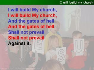 I will build my church