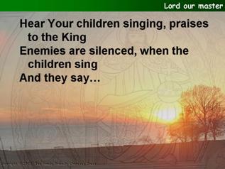 Lord, our master