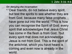 1 John 3:16-4:6
