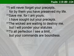 Psalm 119:89-104