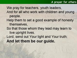 A prayer for others