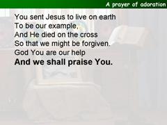 A prayer of praise