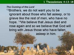 1 Thessalonians 4:13-18