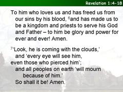 Revelation 1:4-18