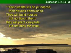 Zephaniah 1:7,12-18