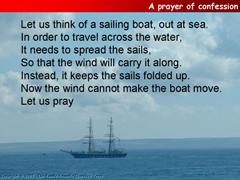 A prayer of confession