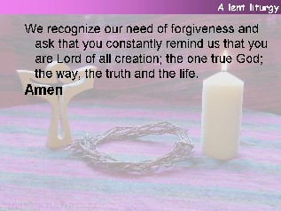 Lent Liturgy