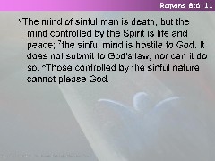 Romans 8:6-11
