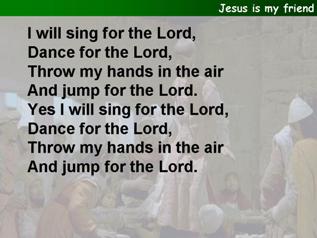 Jesus is my friend