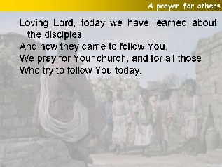 A prayer for others