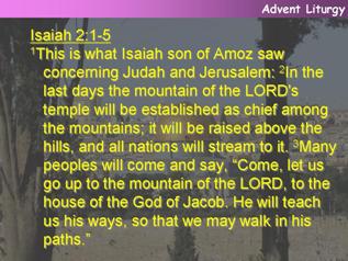 Advent Liturgy