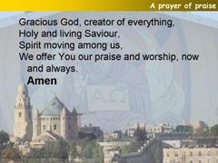 A prayer of praise