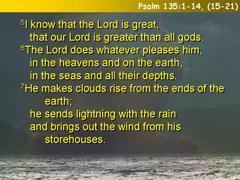 Psalm 135:1-14 (15-21)