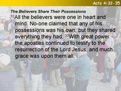 Acts 4:32-35