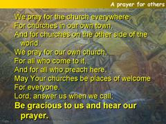 A prayer for others