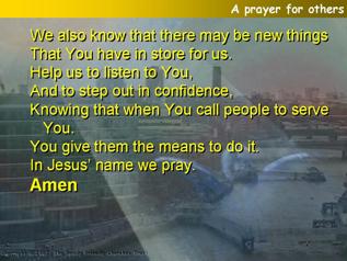 A prayer for others