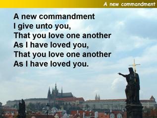 A new commandment