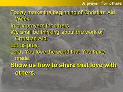 A prayer for others