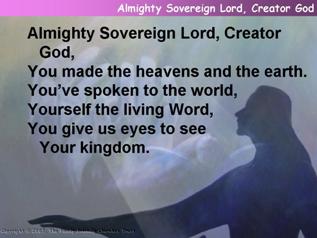 Almighty Sovereign Lord