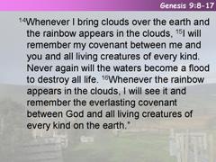 Genesis 9:8-17