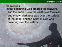 Genesis 1:1-5