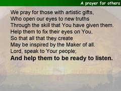 A prayer for others