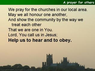 A prayer for others